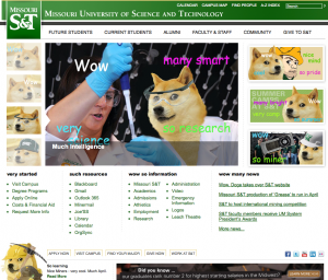 Missouri University of Science & Technology - Doge - April Fools