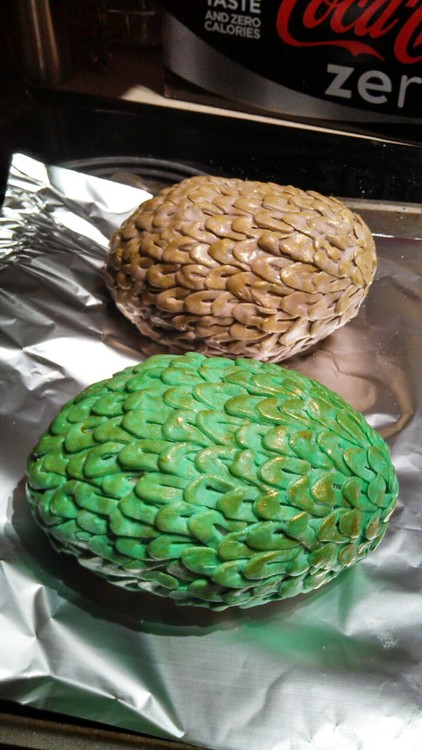 Game of Thrones Dragon Eggs Cake