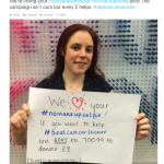 Cancer Research UK Tweet